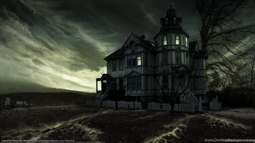 Halloween Haunted House, Artistic, Matte, 1920x1080 HD Wallpapers ...