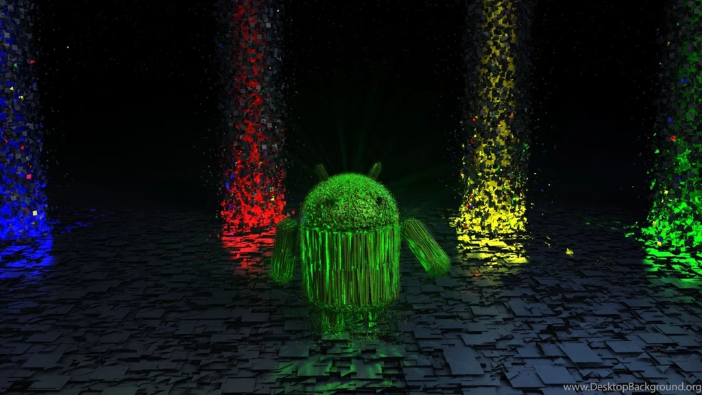 Download Wallpapers 1920x1080 Android, Hi tech, Green Glass ...