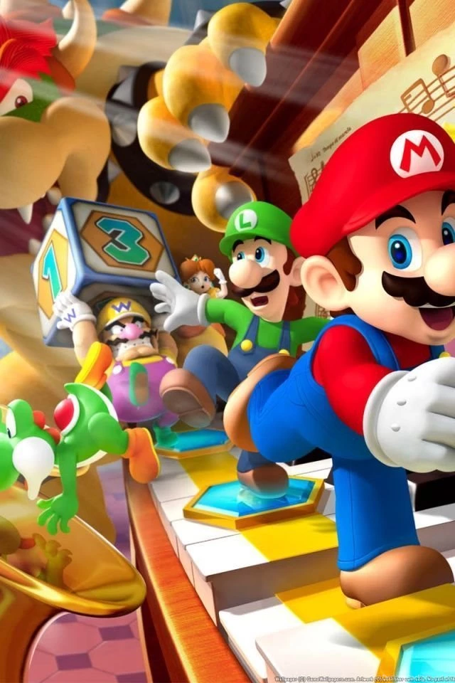 640x960 Mario Party DS Iphone 4 Wallpapers