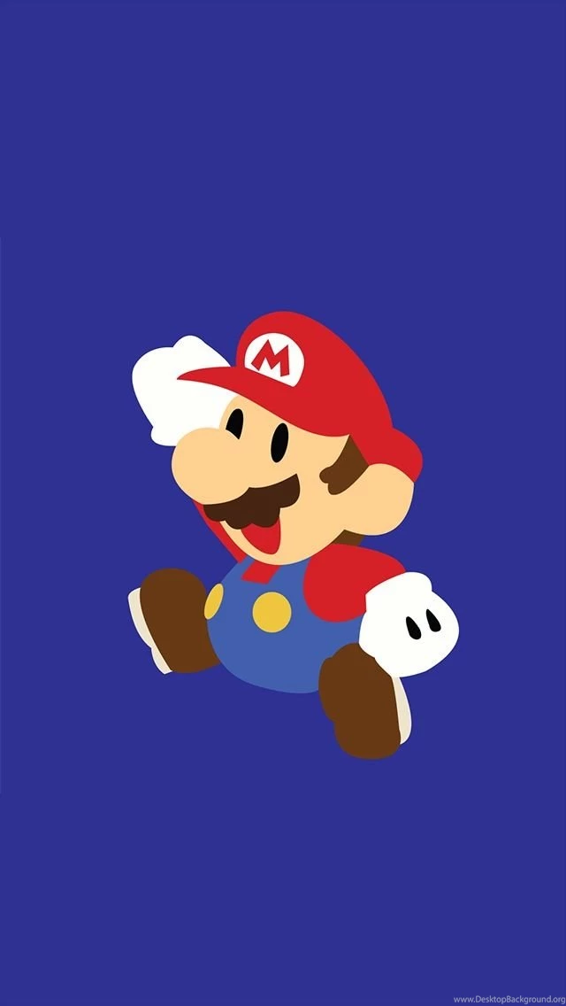 Minimal Mario iPhone 5 Wallpapers (640x1136)