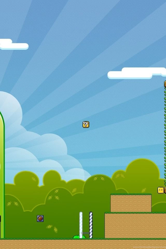 640x960 Retro: Super Mario Iphone 4 Wallpapers