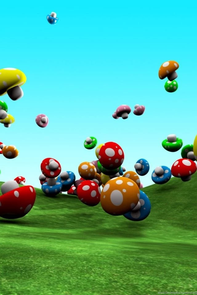 640x960 Mario Flying Objects Iphone 4 Wallpapers