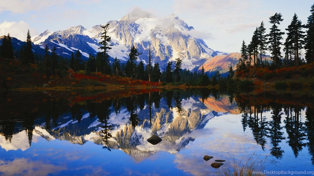 Mountain Lake Reflection Landscape Wallpapers 1920x1080 1510327