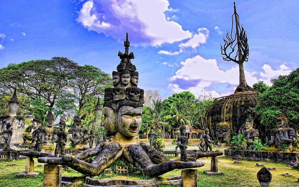 Civilization Maya Vientiane Laos Statue Hd Wallpapers