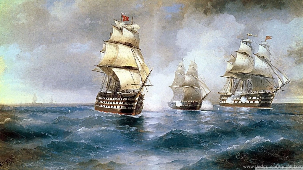Ships Painting HD Desktop Wallpapers : High Definition : Fullscreen ...