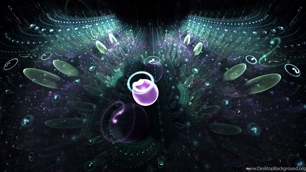 Download Wallpapers 1920x1080 Fractal, Light, Shadow, Dark, Flowers ...