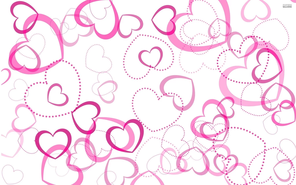 Pink Heart Desktop Backgrounds Wallpapers