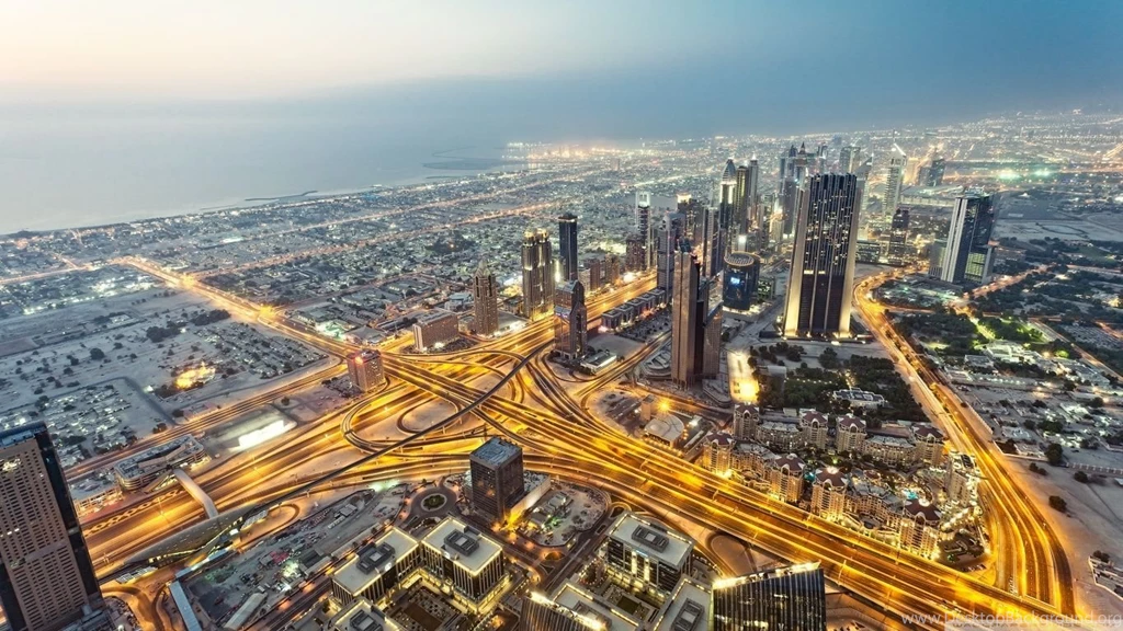 View From Burj Khalifa Dubai HD Desktop Wallpapers : Widescreen ...
