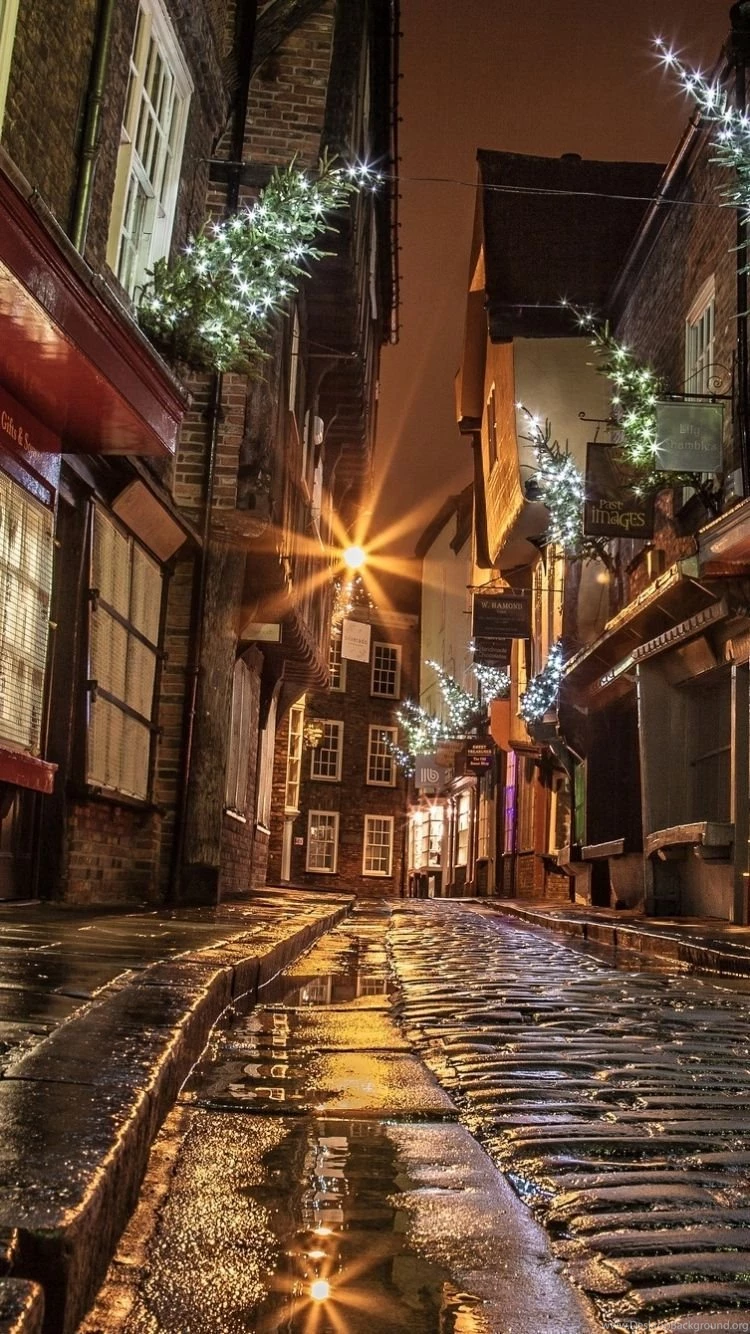 Download Wallpapers 750x1334 Street, Houses, Road, Paving, Windows ...