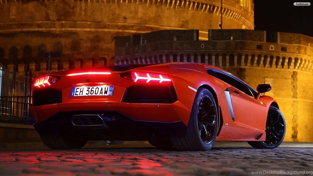 YouWall Red Lamborghini Aventador Wallpapers Wallpapers ...
