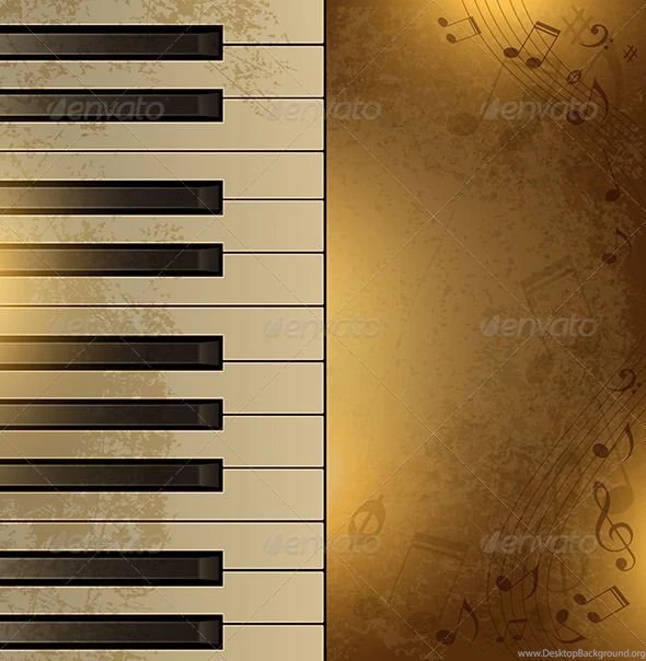 Vintage Backgrounds With Piano
