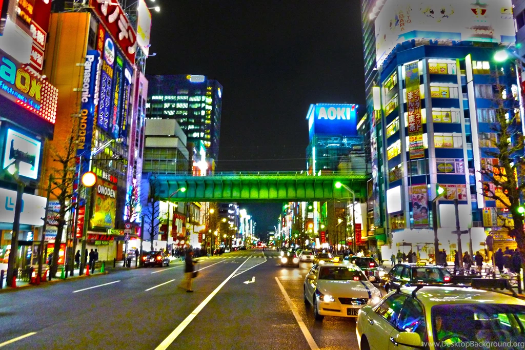 Street Light Building Wallpapers Akihabara Tokyo Japan Jpg 294118