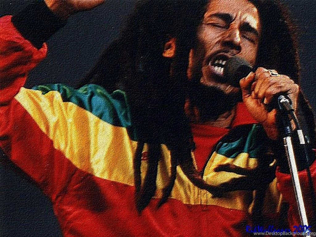 Download Wallpapers Bob Marley Sing (1024 X 768). Desktop ...
