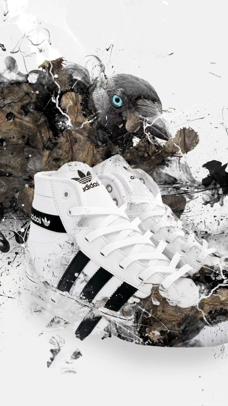 Download Wallpapers 750x1334 Adidas, Sneakers, Shoes, Sport, Paint ...