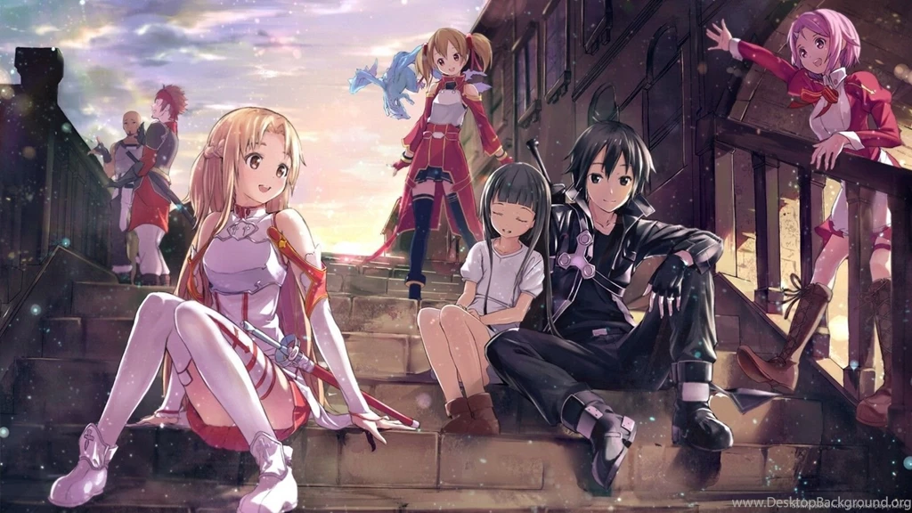 Download 1600x900 Sword Art Online Characters Wallpapers