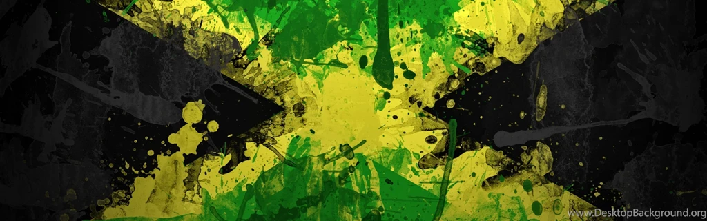 Download Wallpapers 3840x1200 Jamaica, Flag, Color, Symbol ...