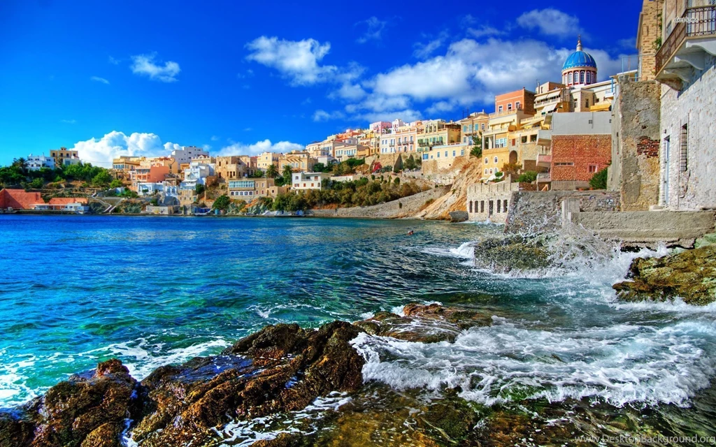 Greece Wallpapers HD Backgrounds Download Desktop • IPhones Wallpapers