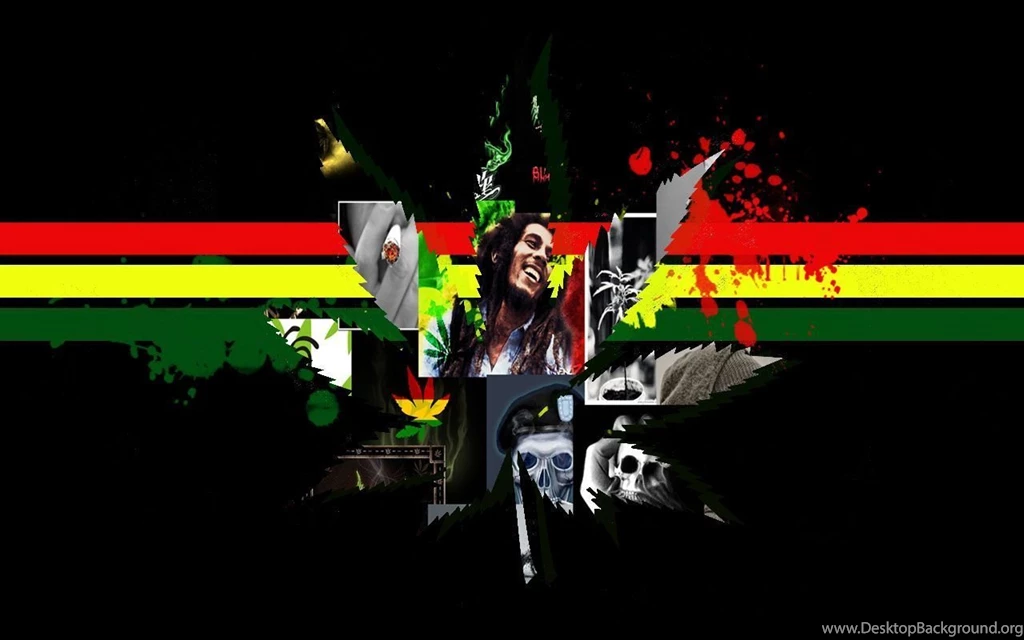DeviantArt: More Like Marijuana Jamaica Raggae Wall By Kinderitza