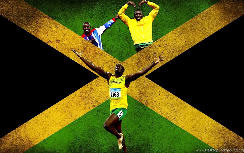 Sports Flags Jamaica Athletes Usain Bolt Jamaican Wallpapers ...