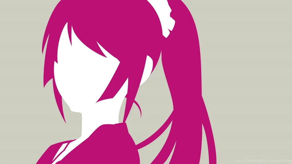 Hitagi Minimal Wallpapers Bakemonogatari Wallpapers