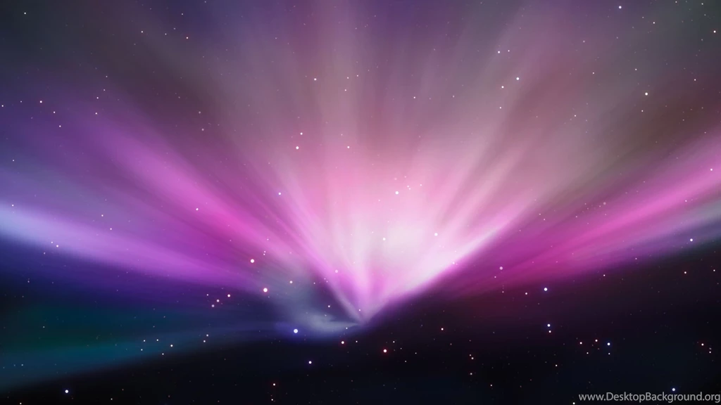 Aurora Mac, High, Definition, Night, Sky, Stars, Lights, Abstract ...
