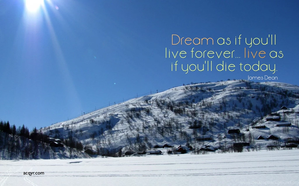 Free Winter Quotes With A Church Desktop Backgrounds