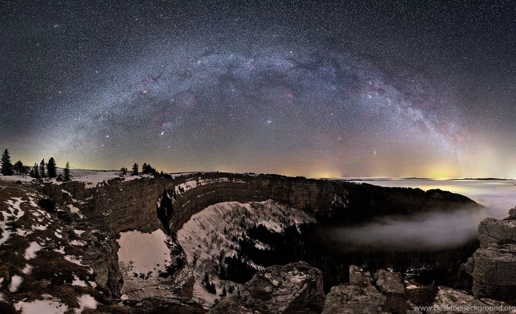 Milky Way Desktop Backgrounds: Racing By Free Download Best HD ...