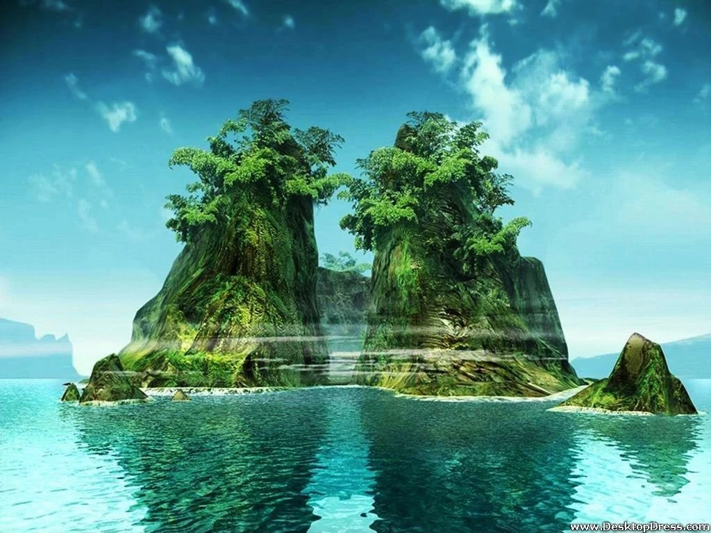 Desktop Wallpapers » Natural Backgrounds » Island » Www ...