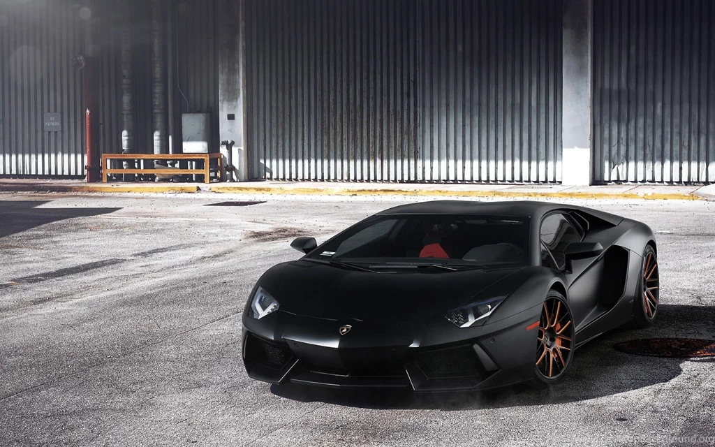 Black Lamborghini Matte Wallpapers