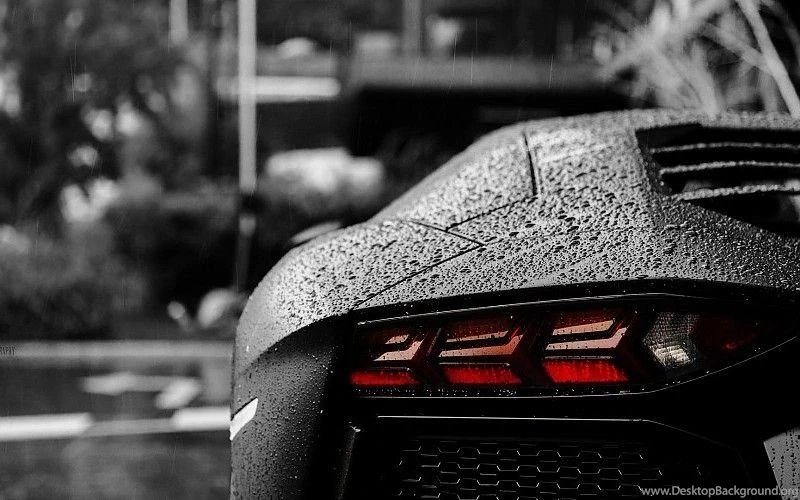 Luxury Car Lamborghini Tron Aventador Black HD Wallpapers Free ...