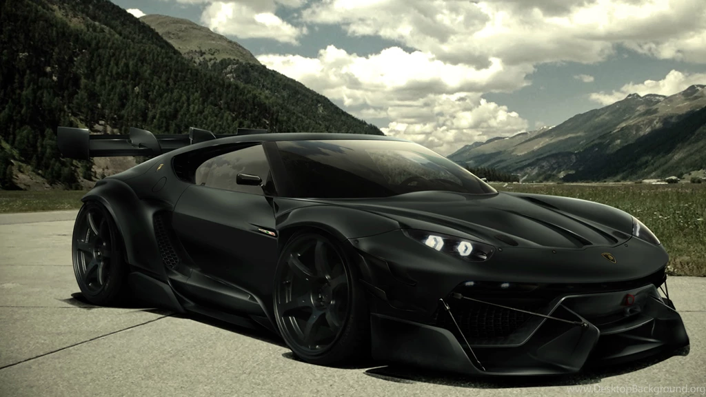 Black Lamborghini Asterion Wallpapers