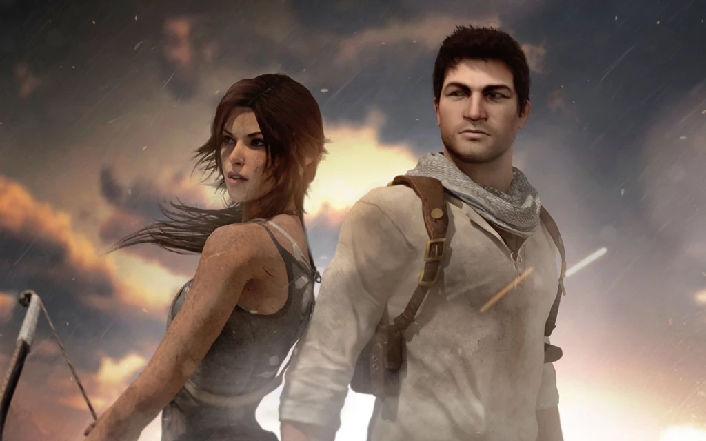 Download Wallpapers 3840x2400 Tomb Raider, Lara Croft, Nathan Drake ...