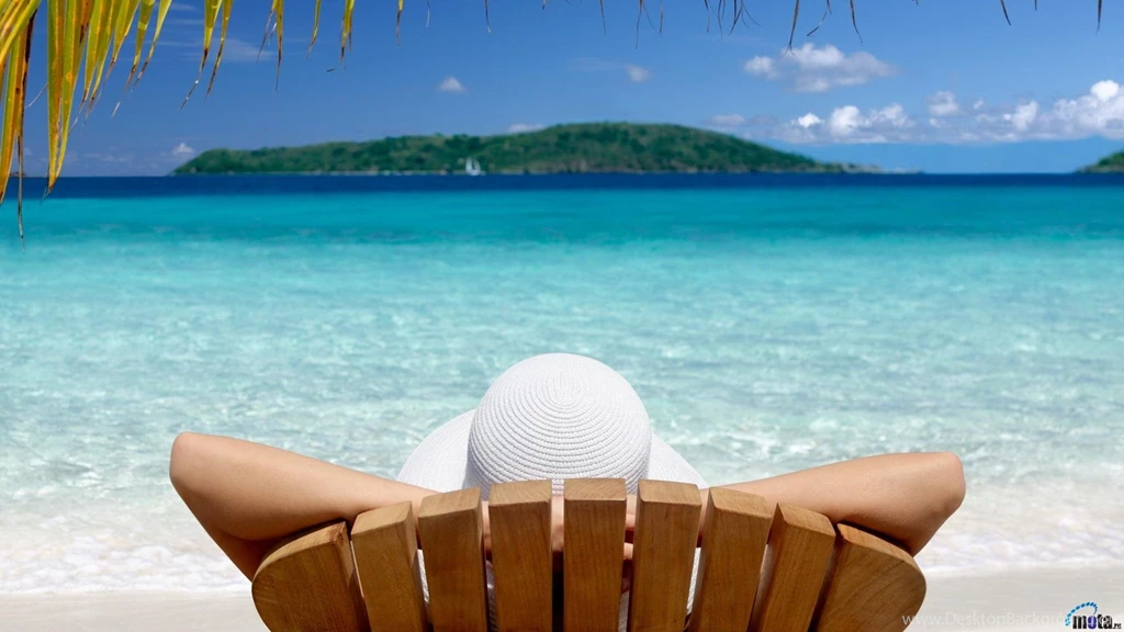 Download Wallpapers Vacation On The Ocean Beach (1920 X 1080 HDTV ...