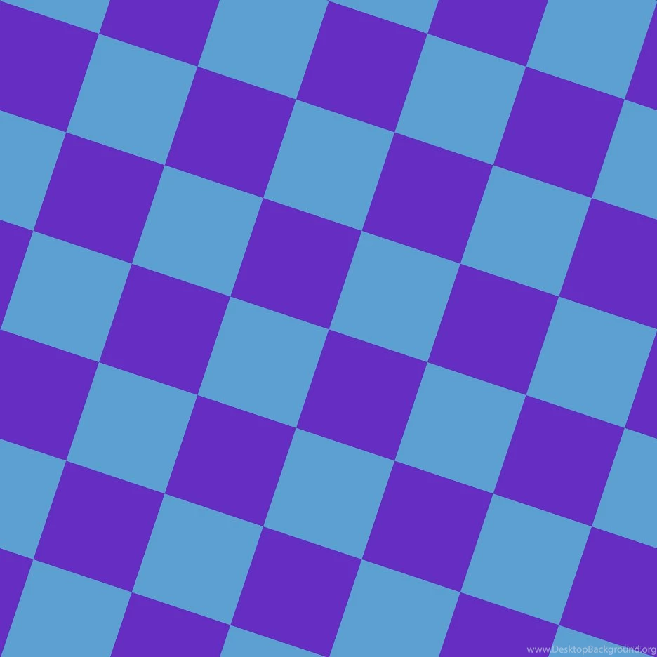 Purple Heart And Picton Blue Checkers Chequered Checkered Squares ...