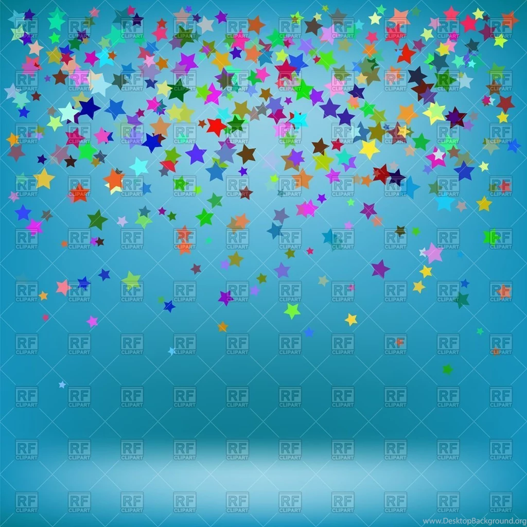Colorful Stars On Pink Background, 95984, Backgrounds, Textures ...