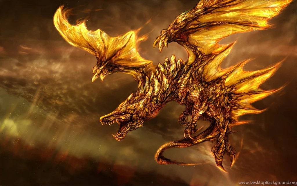 Flying Dragon Fire Fantasy Wallpapers For Desktop And Mobile