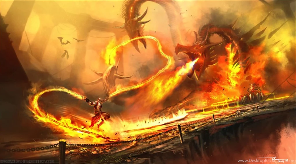 Videogame Photo Of The Day – Epic God Of War Dragon Wallpapers By ...