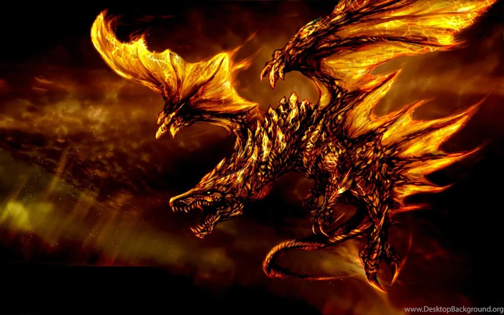 Flame Dragon >> HD Wallpaper, Get It Now!