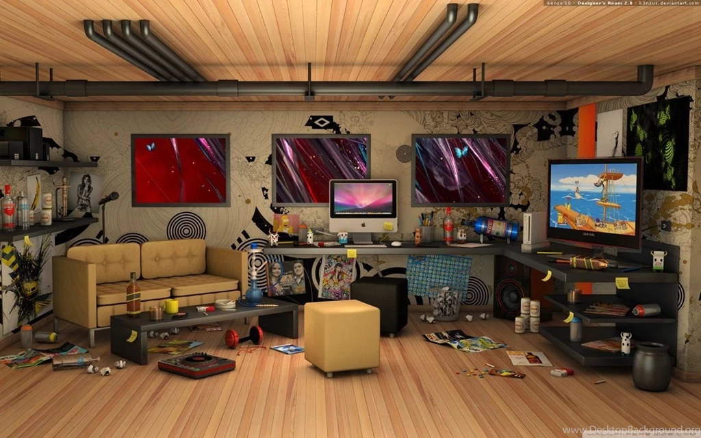 Designer's Room 3D HD Desktop Wallpapers : Widescreen : High ...