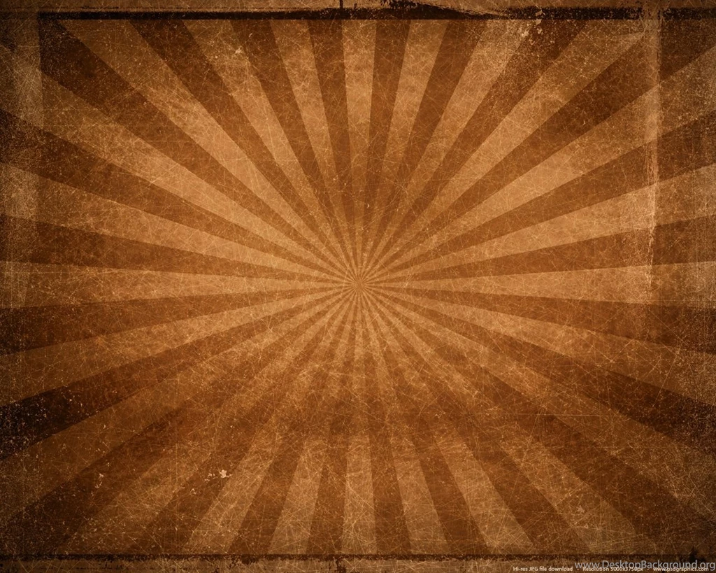 Brown Retro Sunbeam Backgrounds