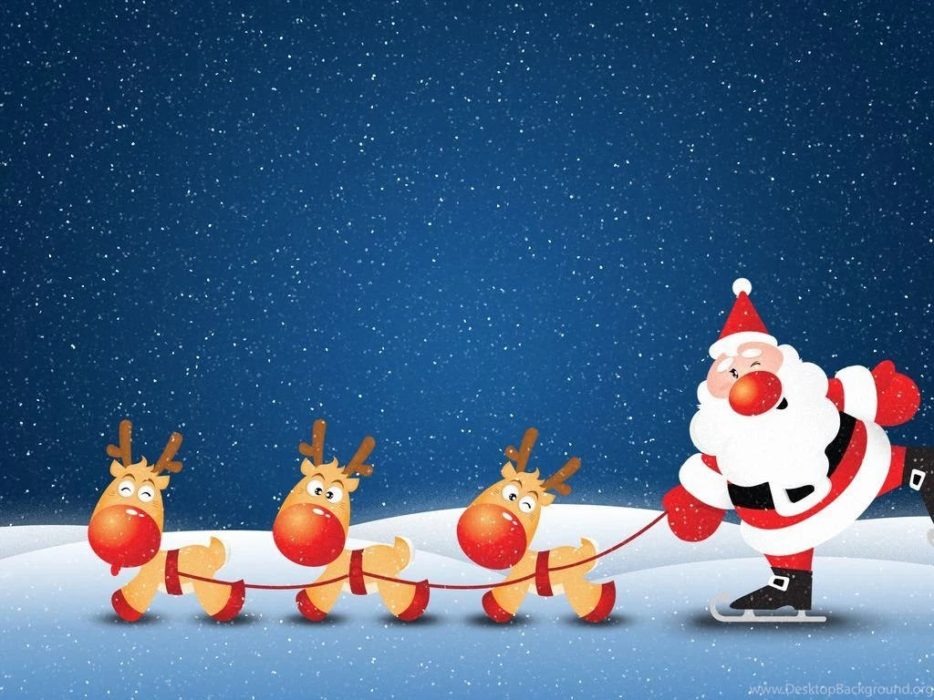Free Santa Claus Backgrounds For PowerPoint Holiday PPT Templates