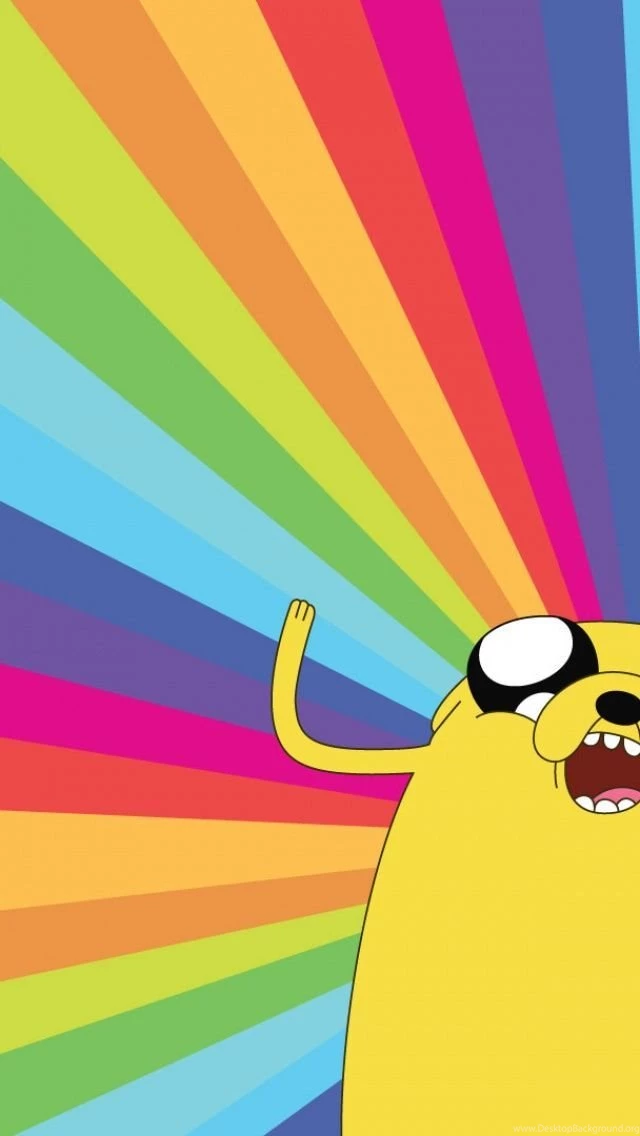 Rainbow Jake iPhone 5 Wallpapers