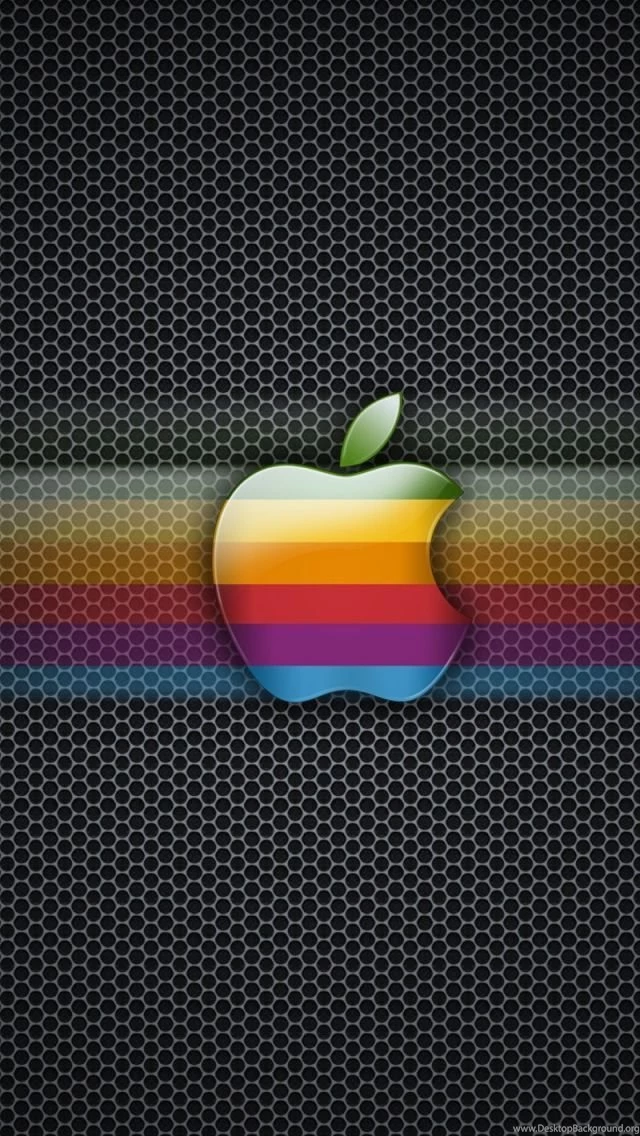 Exagon Rainbow Apple iPhone 5s Wallpapers Download