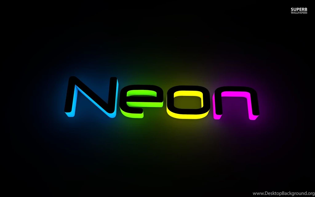 Neon Wallpapers Typography Wallpapers