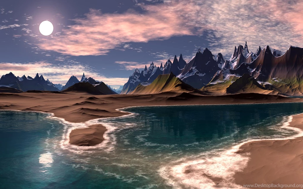 Landscape Backgrounds Eclipse Lake Backgrounds Desktops Desktop ...