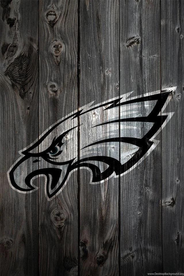 Philadelphia Eagles Wood iPhone 4 Backgrounds