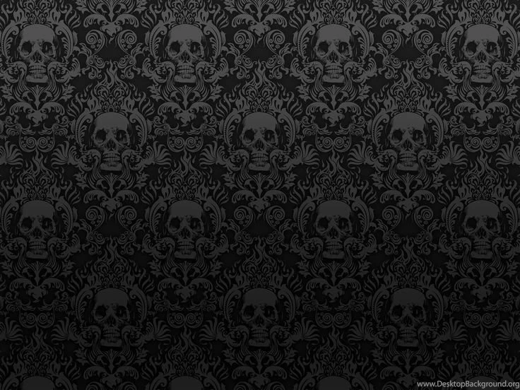 Damask Wallpapers Skull Black Dark Photoshop Photography