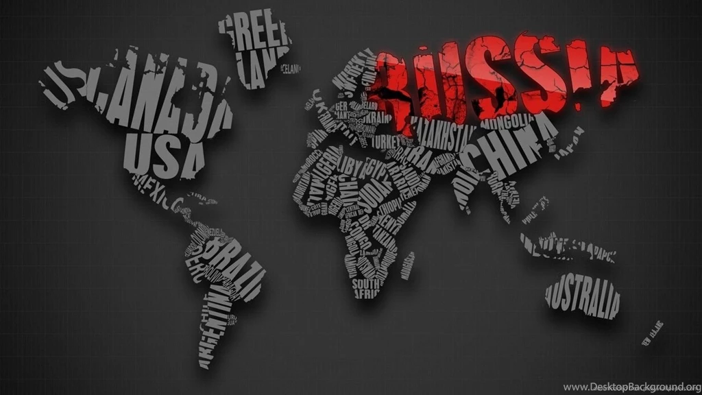 Download 1366x768 Typography Countries Russia Wallpapers