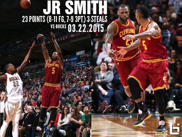 JR Smith Was Hitting 3's, Playing D & Throwing Pretty Oops To ...