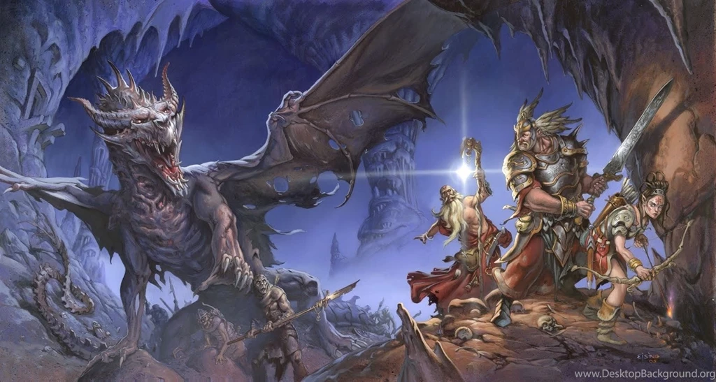 Dragons, Archers, Fantasy Art, Wizards, Dungeons, Warriors, Jesper ...